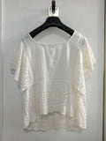 MAGLIA JACK WILLS TGL BIANCO MACRAME'