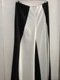 PANTALONE LARGO MISCHALIS ATELIER TG42 NERO/BIANCO
