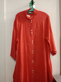 ABITO CAMICIA DONNA T.U. IN PURO LINO CORALLO