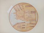PIATTO MURALE IN CERAMICA CASTELLI DIAMETRO 25 CM