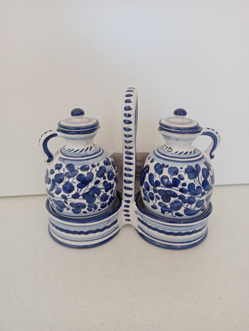 OLIO ACETO IN CERAMICA TIOO CALTAGIRONE H10XL16XP5 CM