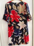 ABITO MARELLA TG.MNERO C/FANTASIA FIORI ROSSO/BLU