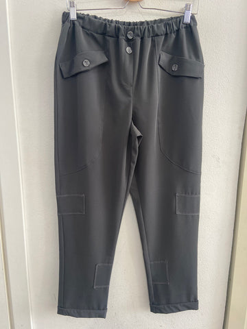 PANTALONE SISLEY TGM GRIGIO DONNA