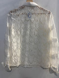 CAMICIA INFLUENCER TGM BIANCO PIZZO