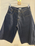 JEANS LARGO AL GINOCCHIO ALMA TG42 BLU GLITTER