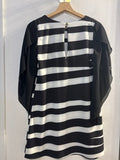ABITO FRACOMINA TGXS NERO/BIANCO DONNA