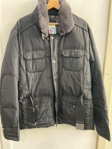 PIUMINO CKJ TGXL NERO C/COLLO LAPIN UOMO
