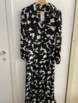 ABITO ZARA TGM NERO/BIANCO LUNGO