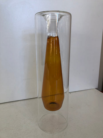 CANDELIERE IN VETRO BRANDANI H25XDIAMETRO2 CM