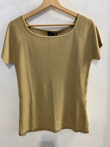 MAGLIA SOTTO GIACCA LUISA SPAGNOLI TGM DORATO LAME'
