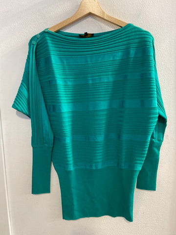 MAGLIONE LUISA SPAGNOLI TGS VERDE ACQUA MISTO LANA