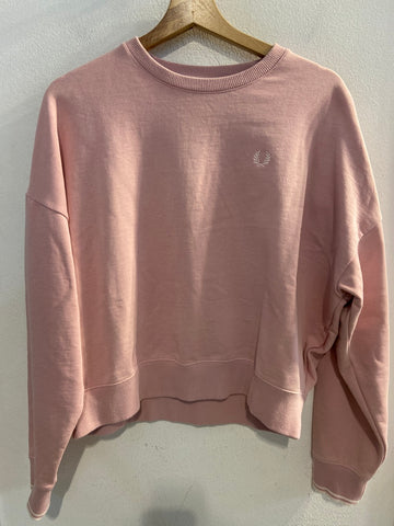 FELPA CORTA FRED PERRY TG42 ROSA
