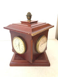 OROLOGIO BAROMETRO TERMOMETRO HYGROMETRO H10XL10XP10 CM ( CON IMPERFEZIONE )