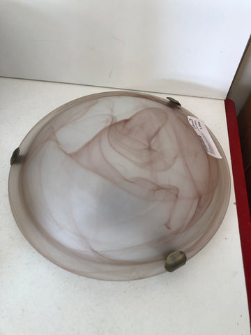 PLAFONIERA UNA LUCE TIPO DUNA H3XDIAMETRO30 CM