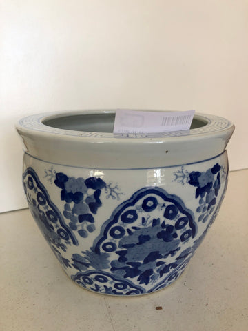 CACHE POT IN PORCELLANA STILE ORIENTALE