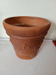 CACHE POT TERRACOTTA H27XDIAMETRO29 CM + TRIS PIEDI