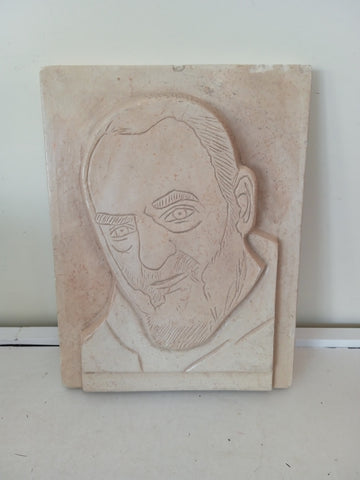 QUADRO IN PIETRA PADRE PIO H3XL30XP23 CM