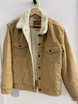 GIUBBOTTO LEVI'S TGXS VELLUTO BEIGE FELPATO