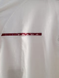 POLO PRADA TGM BIANCO  MEZZA ZIP BIANCA