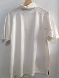 POLO PRADA TGM BIANCO  MEZZA ZIP BIANCA