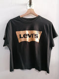 MAGLIA CORTA LEVI'S TGS NERO/BRONZO