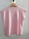 MAGLIA GUESS TGS ROSA STRASS COLORATI