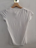 MAGLIA D&G TGXS DONNA BIANCO/ARGENTO GLITTER