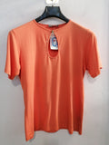 MAGLIA LINK TGXL DONNA ARANCIO C/STRASS