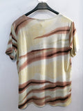 MAGLIA DONNA LINK TGL GIALLO/MARRONE