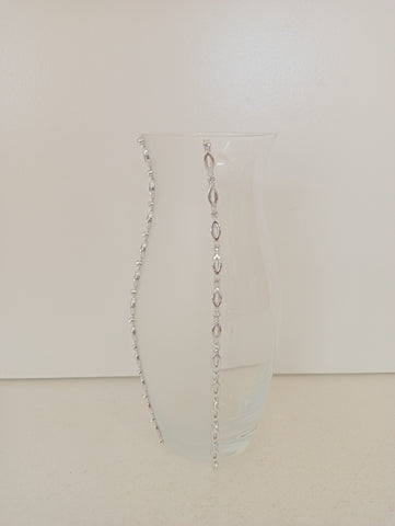VASO IN VETRO CARLO PIGNATELLI H18XDIAMETRO5 CM