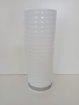 VASO IN CERAMICA CILINDRICO BIANCO H35XDIAMETRO10 CM
