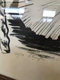 LITOGRAFIA NUMERATA DI SALVATORE AMATO H57X76 CM