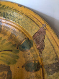 FANGOTTO IN CERAMICA DI CALTAGIRONE D43 CM (C/ IMPEFERZIONI)