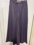 PANTALONE LARGO SILVIAN HEACH MIS.38 NERO A FIORELLINI AZZURRO/ROSSO