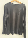 MAGLIA LEONORA TG.52 NERO C/FIORI IN STRASS