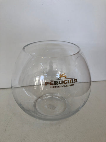 PORTA DOLCI IN VETRO PERUGINA H20XDIAMETRO10 CM