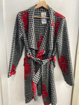 GIACCA CARDIGAN DEJEMYJEANS LANA PIEDIPULL RIGIO/ROSSO