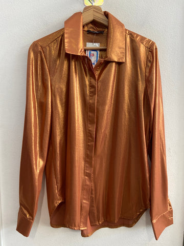 CAMICIA PREMIERE FRACOMINA TGM ARANCIO CANGIANTE