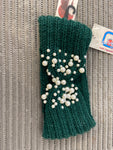 FASCIA INVERNALE VERDE C/PERLINE(PARI AL NUOVO)