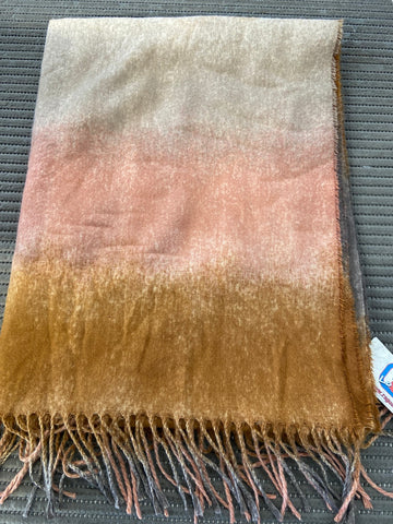 SCIARPONE SFUMATO ROS/SENAPE/GRIGIO