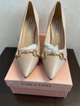 DECOLLETE'CARLA COTE MIS.40 BEIGE C/SCATOLO(PARI AL NUOVO)