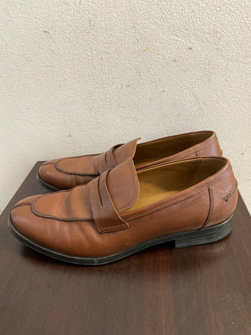 MOCASSINO GEOX MIS.46 PELLE MARRONE UOMO