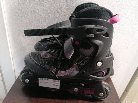 PATTINI OXELO MIS.41 NERO/FUCSIA