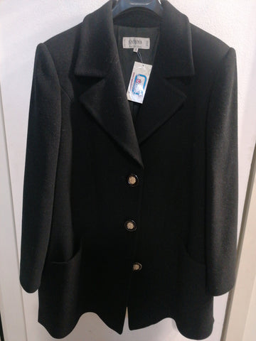CAPPOTTO CARISMA VALENTINO TG46 NERO IN LANA