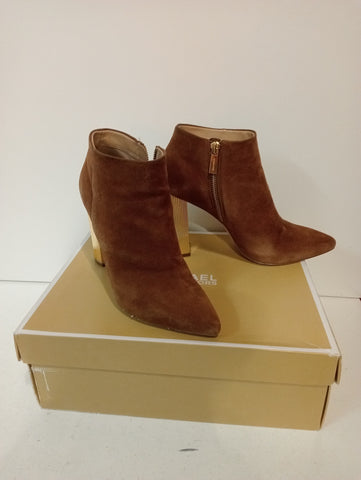 TRONCHETTO M.KORS MIS.37,5 CAMOSCIO MARRONE C/SCATOLO