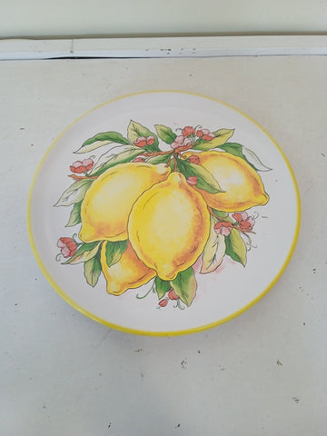 PIATTO MURALE IN CERAMICA TIPO CALTAGIRONE DIAMETRO26 CM