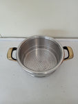 SCOLAPASTA IN ACCIAIO H10XDIAMETRO23 CM ( IMPERFEZIONE MANICI )