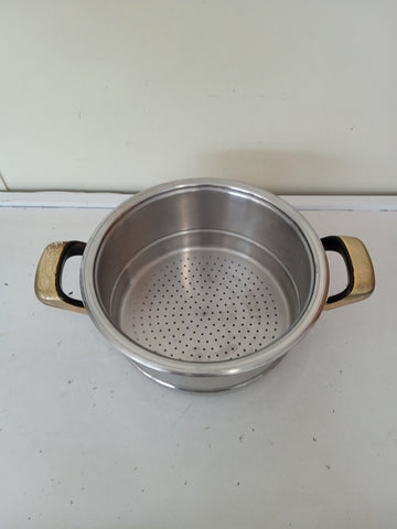 SCOLAPASTA IN ACCIAIO H10XDIAMETRO23 CM ( IMPERFEZIONE MANICI )
