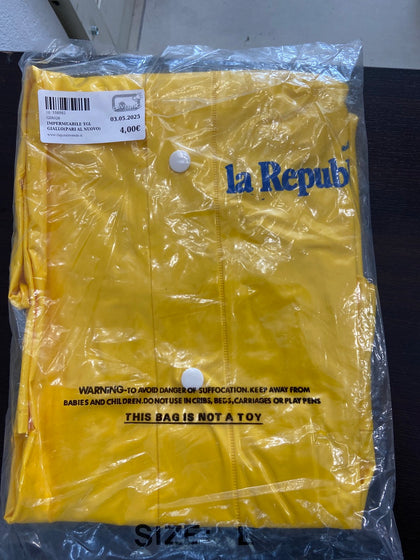 IMPERMEABILE TGL GIALLO(PARI AL NUOVO)