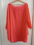 MAGLIA FIORELLA RUBINO TGXL CORALLO